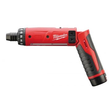 Surubelnita electrica Milwaukee M4 D-202B, cuplu 5 Nm, 0-600 RPM, 1/4 inch Hex, 2 acumulatori M4 B2 inclusi, 4933440475 Surubelnita electrica Milwaukee M4 D-202B, cuplu 5 Nm, 0-600 RPM, 1/4 inch Hex, 2 acumulatori M4 B2 inclusi, 4933440475