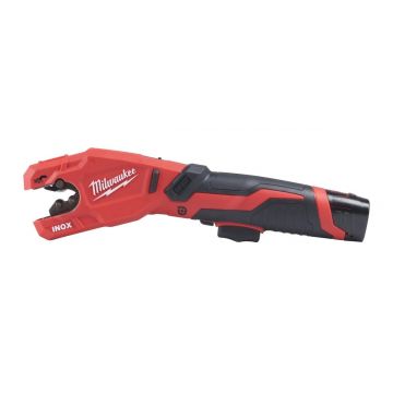 Taietor de tevi cu acumulator M12 Milwaukee RAPTOR, pentru tevi din otel, cu incarcator M12, 4933479242