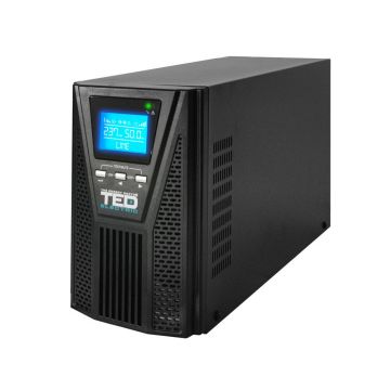 Ups 2000VA/1800W cu dubla conversie, unda sinusoidala pura, management, ecran LCD, 4x Acumulator 12V 9Ah, TED Electric, TED003980 Ups 2000VA/1800W cu dubla conversie, unda sinusoidala pura, management, ecran LCD, 4x Acumulator 12V 9Ah, TED Electric, TED003980