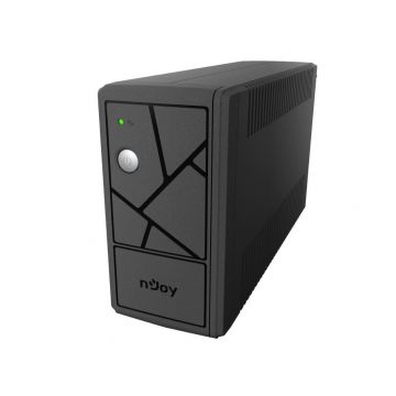 UPS 800VA/480W, cu AVR, 2 prize Schuko, unda sinsoidala simulata, Njoy UPLI-LI080KU-CG01B