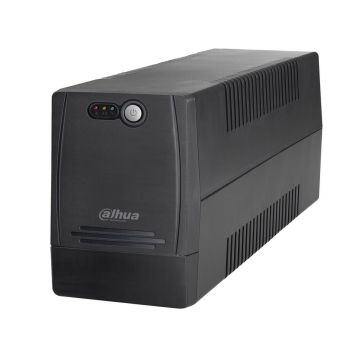 UPS cu AVR, 600VA/360W, cu unda sinusoidala simulata, protectie la supraincarcare, Dahua PFM350-360