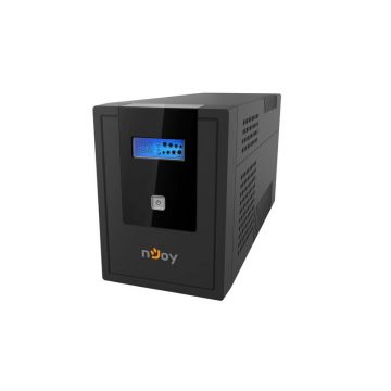 UPS  monofazat, 230V, 1.2KW NJOY UPCMTLS620HCAAZ01B, unda sinusoidala simulata, 4 prize Schuko UPS  monofazat, 230V, 1.2KW NJOY UPCMTLS620HCAAZ01B, unda sinusoidala simulata, 4 prize Schuko