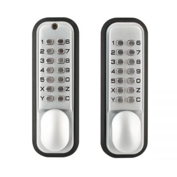 Yala cu cod mecanic si zavor orizontal, pentru usi cu deschidere spre interior/exterior, MM103SC Yala cu cod mecanic si zavor orizontal, pentru usi cu deschidere spre interior/exterior, MM103SC