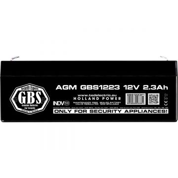 Acumulator AGM TED GBS1223 12V 2.3Ah, GBS003614 Acumulator AGM TED GBS1223 12V 2.3Ah, GBS003614