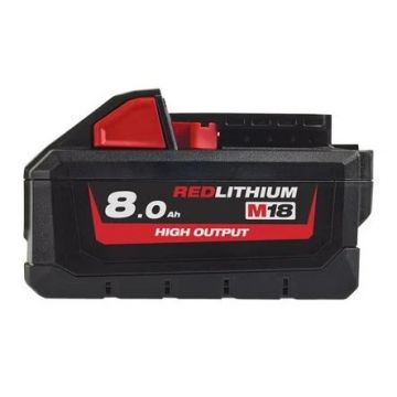 Acumulator M18 HB8 Milwaukee, 18V, 8Ah, tehnologie HIGH OUTPUT, constructie metalica, 4932471070 Acumulator M18 HB8 Milwaukee, 18V, 8Ah, tehnologie HIGH OUTPUT, constructie metalica, 4932471070