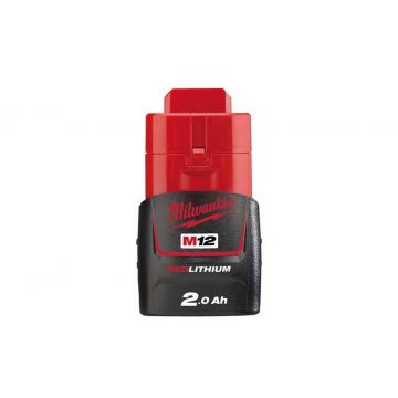 Acumulator Milwaukee M12 B2 Redlink, 2.0Ah, protectie Redlithium, carcasa sudata, 4932430064 Acumulator Milwaukee M12 B2 Redlink, 2.0Ah, protectie Redlithium, carcasa sudata, 4932430064