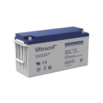 Acumulator VRLA Ultracell UCG150-12, Gel, 12 V, 150 Ah, borne F10/F11 Acumulator VRLA Ultracell UCG150-12, Gel, 12 V, 150 Ah, borne F10/F11