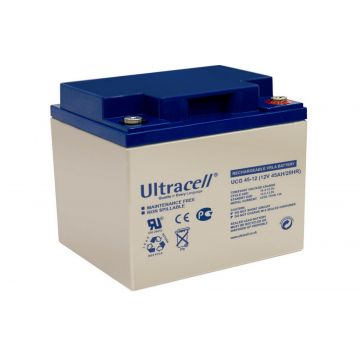 Acumulator VRLA Ultracell UCG45-12, 12V, 45Ah, F6, ABS Acumulator VRLA Ultracell UCG45-12, 12V, 45Ah, F6, ABS