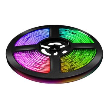 Banda LED inteligenta RGB, Wi-Fi, control vocal, compatibila cu aplicatia Tuya, Gosund SL2