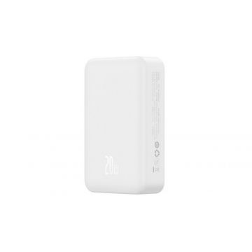 Baterie externa Baseus, 20.000 mAh, 20W PD, MagSafe 15W wireless, USB-C, incarcare simultan, PPCX150002 Baterie externa Baseus, 20.000 mAh, 20W PD, MagSafe 15W wireless, USB-C, incarcare simultan, PPCX150002