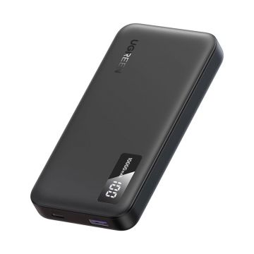 Baterie externa UGREEN Power Bank PB311, 10000mAh, incarcare bidirectionala rapida, 20W, Fast Charging Negru