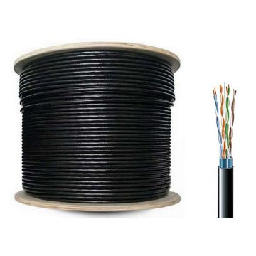 Cablu FTP CAT5E, din cupru, 4x2x24AWG, rola 100m, Safer ADM-FTP5E-4X2X24-100MPE