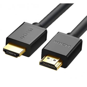 Cablu video UGREEN, HDMI‑T la HDMI‑T, 4K 60 Hz, 15 m, negru, HD104