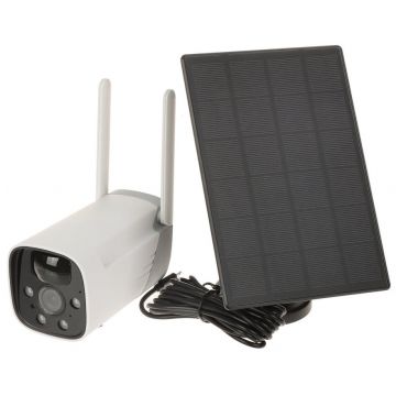 Camera de supraveghere IP cu Panou Solar, 2MP Full HD, Wireless, 3.6mm, IR 15m, Microfon Difuzor, Safer CAMSOLTU