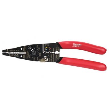 Cleste multifunctional dezizolare si sertizare Milwaukee, diametre 0.75-6mm, taietor de bolturi M2.5- M5, 4932493816 Cleste multifunctional dezizolare si sertizare Milwaukee, diametre 0.75-6mm, taietor de bolturi M2.5- M5, 4932493816