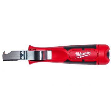 Cleste pentru dezizolare cabluri Milwaukee, pentru diametre de 4-28mm, capac de siguranta, maner cu design anti-alunecare, 4932498269