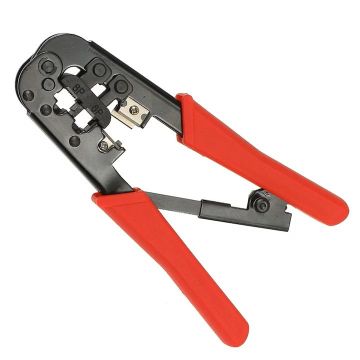 Cleste sertizare HQ, pentru RJ45, RJ11, RJ12, dezizolare, autoblocare, HT-546 Cleste sertizare HQ, pentru RJ45, RJ11, RJ12, dezizolare, autoblocare, HT-546