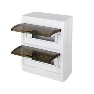 Cofret / Tablou electric Freder, cu 24 module pe 2 siruri, Sina DIN, 2 bare de nul, IP40, Montaj aparent, 32-300/24