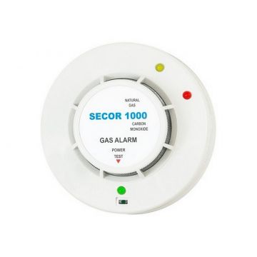 Detector de gaz metan si monoxid de carbon, alarma sonora 85 bB, 24VAC sau VDC, Primatech Secor1000/24 Detector de gaz metan si monoxid de carbon, alarma sonora 85 bB, 24VAC sau VDC, Primatech Secor1000/24