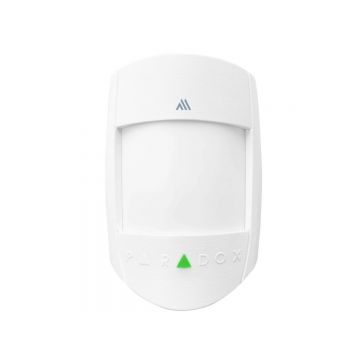 Detector miscare PIR wireless Paradox PMD3M, de interior, senzor temperatura, 868MHz, 2x baterii litiu 1.5VDC AA, alb Detector miscare PIR wireless Paradox PMD3M, de interior, senzor temperatura, 868MHz, 2x baterii litiu 1.5VDC AA, alb