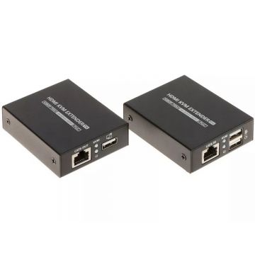 Extender HDMI si USB, 4K, cablu UTP/FTP, Cat6/6a/7, 70m, HDMI+USB-EX-70-4KPR