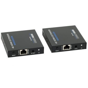 Extender semnal HDMI prin cablu FTP/UTP H3644, 4K 50 FPS, 18Gbps, Senzor IR