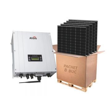 Kit invertor On-Grid monofazat 3kW si 8 panouri fotovoltaice, Afore HNS3000TL-2-KIT Kit invertor On-Grid monofazat 3kW si 8 panouri fotovoltaice, Afore HNS3000TL-2-KIT