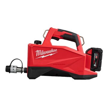 Mini pompa hidraulica M18 Milwaukee, 700 bari, cu acumulator M18 5Ah si incarcator rapid, 4933493921