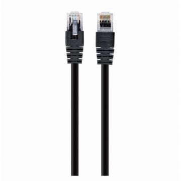 Patch Cord UTP CAT5 E, CCA, 0.25m, negru, AWG26, SP-PT-CAT5-0.25M-BK