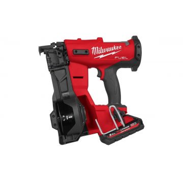 Pistol pentru cuie Milwaukee M18 FRCN45-302X, cuie 19-45mm, capacitate 120, 2 acumulatori M18 HB3, sistem FUEL, 4933498169 Pistol pentru cuie Milwaukee M18 FRCN45-302X, cuie 19-45mm, capacitate 120, 2 acumulatori M18 HB3, sistem FUEL, 4933498169