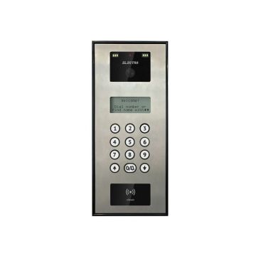 Post exterior video Electra P4S.VBS, carcasa din inox si aluminiu, tastatura iluminata, Classic Line, 800 TVL