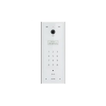 Post exterior videointerfon Electra VPE.0BF03.ELWTL, 255 de apartamente, tastatura iluminata, RFID, montaj incastrat, alb