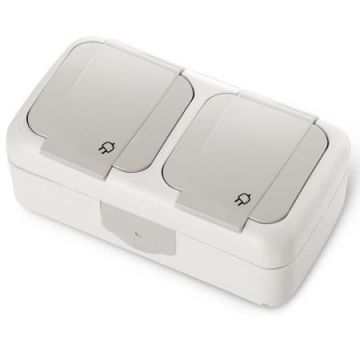 Priza dubla aplicata Panasonic VI-AS+S Priza dubla aplicata Panasonic VI-AS+S