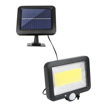 Proiector LED cu incarcare solara 8W Forever Light, senzor miscare PIR, 600lm, 6000K, IP65, RTV100327 Proiector LED cu incarcare solara 8W Forever Light, senzor miscare PIR, 600lm, 6000K, IP65, RTV100327