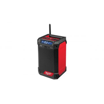 Radio Milwaukee M12 RCDAB+-0, cu incarcator, adaptor 230V, tehnologie Dab+, tuner AM/FM, Bluetooth, port USB, IP54, 4933472114 Radio Milwaukee M12 RCDAB+-0, cu incarcator, adaptor 230V, tehnologie Dab+, tuner AM/FM, Bluetooth, port USB, IP54, 4933472114