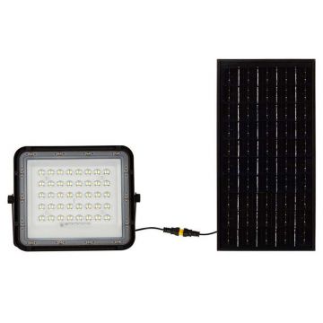 Reflector cu incarcare solara V-Tac SKU-7823, 10W, 800 lumeni, 6400K, IP65