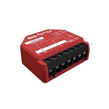 Releu inteligent Shelly 1PM GEN3, 1 canal, Wi-Fi, Bluetooth, 16A, control aplicatie