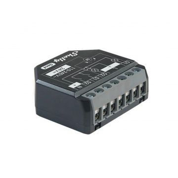 Releu inteligent Shelly ALL-REL-PLUS2PM-R4, Wi-Fi 2.4GHz, Bluetooth, Zigbee, 2 canale, compatibil cu Google, Alexa si SmartThings