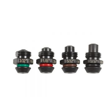 Set 4 capete tragere pentru masina nituit Milwaukee M12, 2.4mm, 3.2mm, 4.0mm, 4.8mm, 48540100