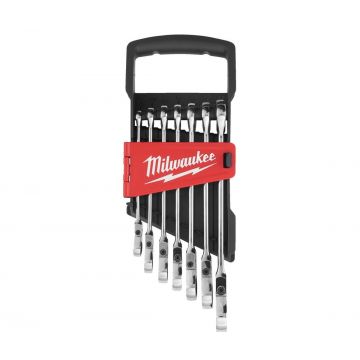 Set chei fixe MAX BITE cu clichet si cap pivotant Milwaukee, mecanism tubular, maner I-Beam, 4932478557