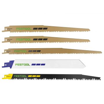 Set de 5 panze Festool RS‑Sort/5, pentru lemn si metal, coada universala, 577496 Set de 5 panze Festool RS‑Sort/5, pentru lemn si metal, coada universala, 577496