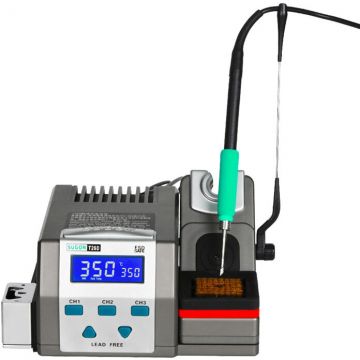 Statie de Lipit T26D + Varfuri de Lipit C210 Putere 120W Gri