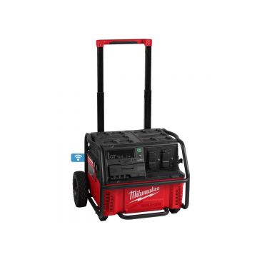 Sursa de alimentare Roll-on Milwaukee, 7200/3600W, 2.5kWh, unda sinusoidala pura, 3 prize, USB-A, USB-C, tehnologie One Key, IP54, 4933492133