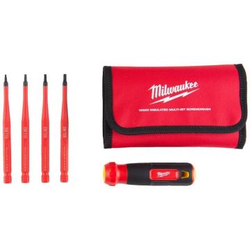 Surubelnita izolata Milwaukee 4 in 1 Torx, T10 / T15 / T20 / T25, VDE, 4932493658