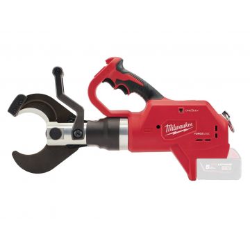 Taietor hidraulic pentru cabluri subterane Milwaukee M18 FORCE LOGIC, motor fara perii, functie ONE-KEY, taiere 75mm, pompa 77,8 kN, 4933459268