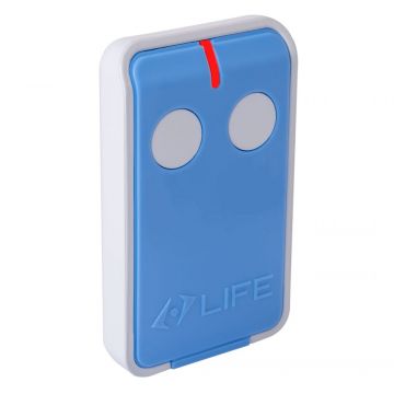 Telecomanda pentru automatizari de poarta Life cu 2 taste, MAXI02-BLUE Telecomanda pentru automatizari de poarta Life cu 2 taste, MAXI02-BLUE