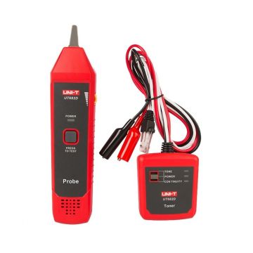 Tester cablu UNI-T UT682D, emitator si receptor, 9V