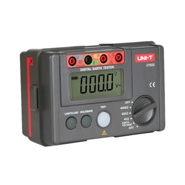 Tester rezistenta impamantare, CAT III 600V, ecran LCD, baterii LR6, Unit-T UT522