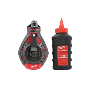 Trasor cu sfoara Milwaukee si rezerva rosie, 1.5mm, lungime 30m, sistem angrenaje planetare, raport viteza 6:1, 4932498391