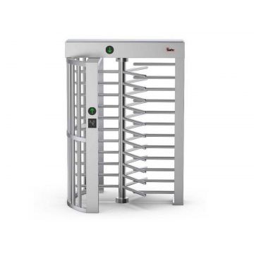 Turnichet Safer SAF-411, bidirectional, otel inoxidabil, 1460x 1250x 2300mm, latime pasaj 666mm, 24VDC, indicator LED, RS485